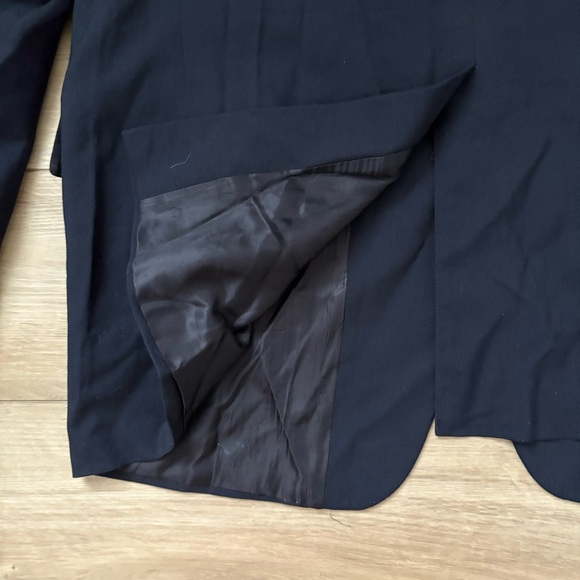 Brooks Brothers 346 Blazer 45L Navy Blue Wool Gold Buttons Sport Jacket - Picture 6 of 9